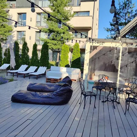 2 In Maluno Vilos In The First Floor With Heated Pool And Free Parking Appartement Palanga